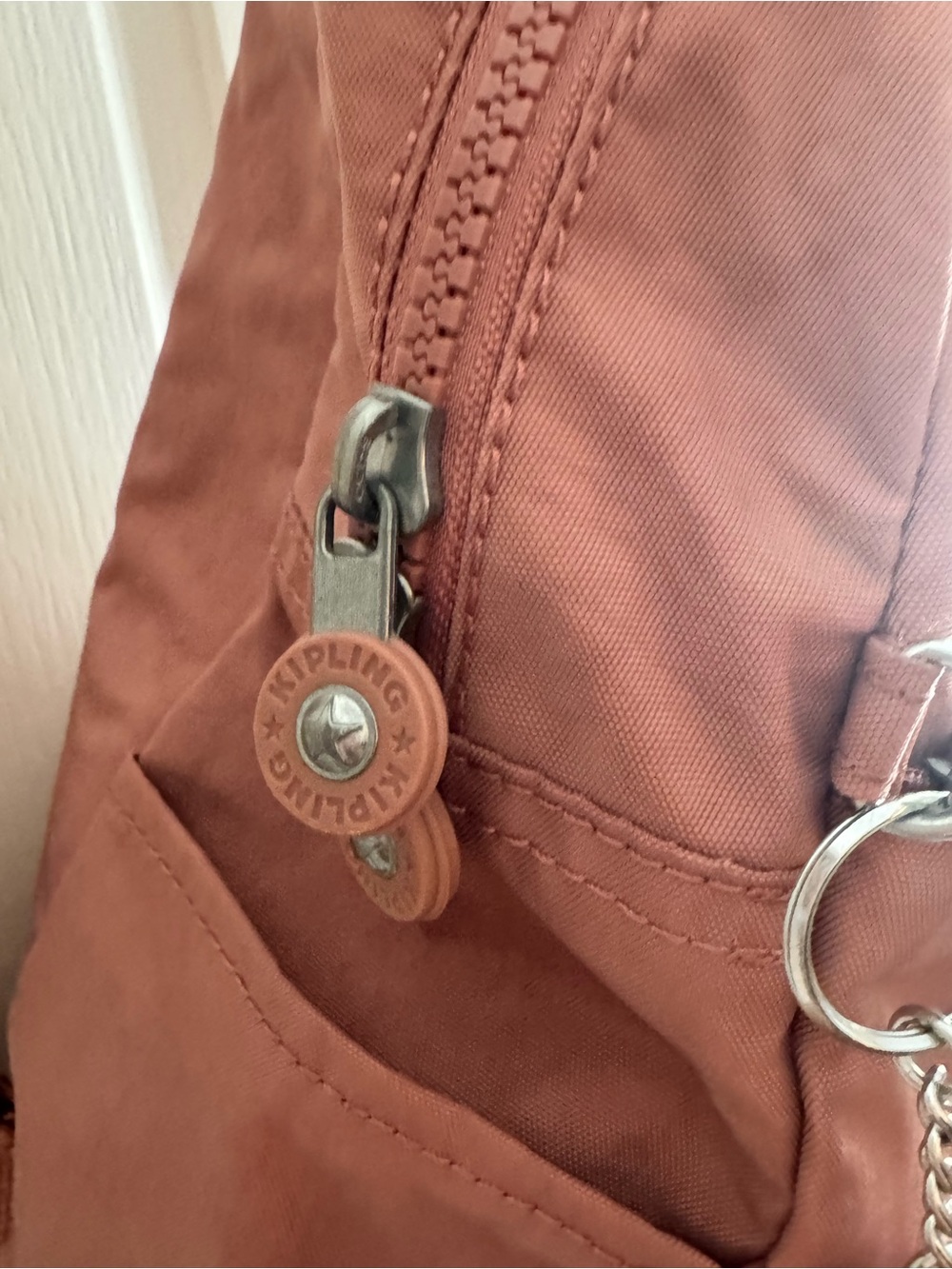 Kipling Dusty Rose Pink Mini Backpack with Orson Monkey Charm - Picture 14 of 14
